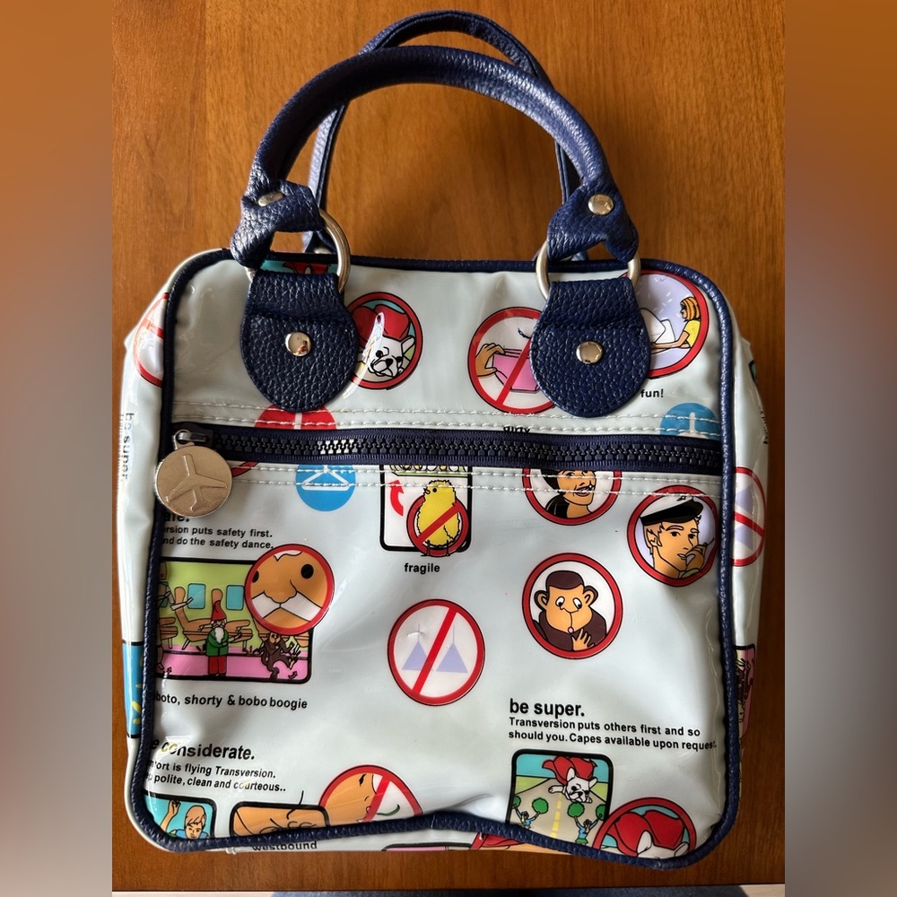 Transversion carry travel toiletries makeup cosmetic airline y2k